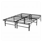 IDEALBASE BLACK FULL WITHOUT HEADBOARD METAL 14" P