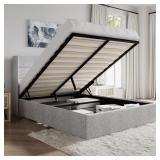 $219 SHA CERLIN QUEEN SIZE LIFT UP STORAGE BED/MOD