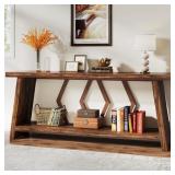 $170 70.86-INCH CONSOLE SOFA TABLE WITH STORAGE FO