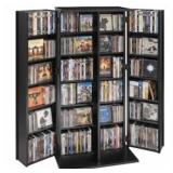 $161 VEVOR MEDIA STORAGE CABINET, 6-TIER DVD SHELF