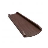 1 LOT OF (3) 24 IN. BROWN VINYL SPLASH BLOCK