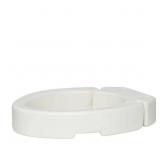 HINGED TOILET SEAT RISER - ELONGATED