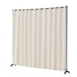ROOM DIVIDER, PORTABLE, WITH WHEELS CURTAIN DIVIDE