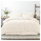 PERFORMANCE 8-PIECE IVORY KING COMFORTER SET