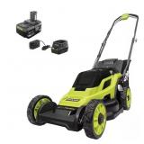 $249 RYOBI ONE+ 18V 13 IN. CORDLESS BATTERY WALK B