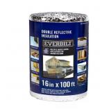 1 LOT OF (3)16 IN. X 100 FT. DOUBLE REFLECTIVE INS