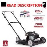 20 IN. 125 CC BRIGGS & STRATTON WALK BEHIND GAS PU