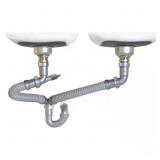 SNAPPYTRAP 1-1/2 IN. ALL-IN-ONE DRAIN KIT FOR DOUB