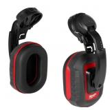 MILWAUKEE BOLT 24 DB PPE EAR MUFFS BLACK/RED 1 EAC