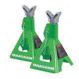 3-TON CAR JACK STANDS IN GREEN