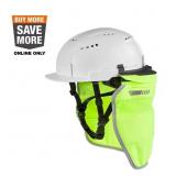 1 LOT OF (7) BOLT YELLOW HIGH VISIBILITY MESH SUNS