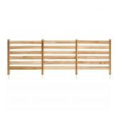 WOOD PRIVACY FENCE, 38 IN. W X 36 IN. L, 3-PANEL S