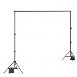 6.5 X 10 FT. ADJUSTABLE BACKDROP STAND, PORTABLE,