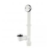 EASY TOUCH 1-1/2 IN. WHITE POLY PIPE BATH WASTE AN