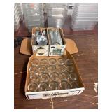 1 LOT (1) CASE OF TASTING GLASSES AND (2) BOXES OF