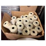 1 LOT BOX OF RECEIPT PAPER ROLLS