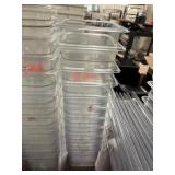 1 LOT (11) 1/6QT FOOD PREP CONTAINERS *NO LIDS*
