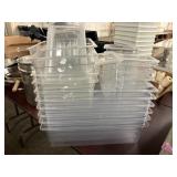1 LOT ASST SIZE FOOD PREP CONTAINERS WITH SOME LID