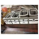 STAINLESS STEEL 4 TRAY OIL CONTAINER ORGANIZER