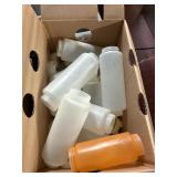 1 LOT BOX OF ASST SQUEEZE BOTTLES