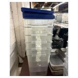 1 LOT (5) 22QT CAMBRO FOOD PREP CONTAINERS WITH LI