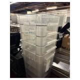 1 LOT (5) CAMBRO FOOD PREP CONTAINERS *NO LIDS*