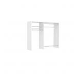 $168 36 IN. W - 60 IN. W WHITE WOOD CLOSET SYSTEM