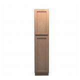 WOODEN CABINET WITH TWO COMPARTMENTS