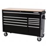 $498 HUSKY MODULAR 52 IN. W 10-DRAWER BLACK MOBILE