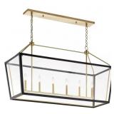 $1115 DELVIN 44.25 IN. 6-LIGHT CHAMPAGNE BRONZE AN