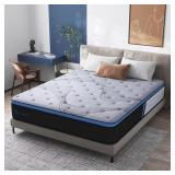 $547 12 IN. MEDIUM HYBRID GEL FOAM MATTRESS PILLOW
