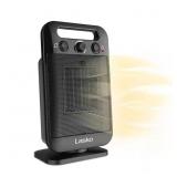 LASKO MYHEAT GO 1500-WATT 12 IN. BLACK ELECTRIC TA