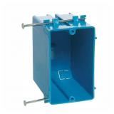 1-GANG 20 CU. IN. NEW WORK PVC ELECTRICAL OUTLET B