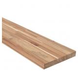 HARDWOOD REFLECTIONS SOLID WOOD BUTCHER BLOCK SHEL