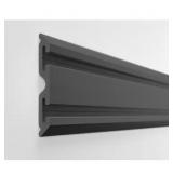 GEARTRACK 48 IN. W TRACK SYSTEM RAIL IN SMOKE (2-P