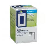 LEVITON DECORA WHITE 1 GANG THERMOSET PLASTIC DECO
