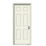 $275 32 IN. X 80 IN. 6-PANEL PRIMED STEEL PREHUNG