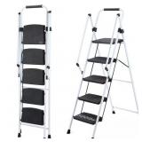 $189 5 FT. CARBON STEEL STEP LADDER (9 FT. REACH H