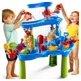 3-TIER SAND AND WATER TABLE TOYS FOR KIDS AGED 3 4