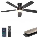 OHNIYOU CEILING FANS WITH LIGHTS, 52