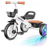 UMATOLL TRICYCLE FOR TODDLERS 2-5 YEAR OLD, AJUSTA