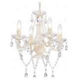MINI CRYSTAL CHANDELIERS ACRYLIC BEIGE CHANDELIER