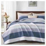ANDENCY OVERSIZED KING QUILT BEDDING SET, 120X98IN