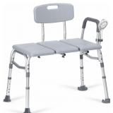 HEAVY DUTY SHOWER BENCH 500LB ADJUSTABLE HANDICAP