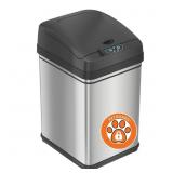 ITOUCHLESS 8 GALLON PET-PROOF SENSOR TRASH CAN WIT
