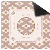 BOHO SUN MAHJONG MAT 31.5 X 31.5 INCH, BEIGE MODER