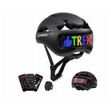 ASTERON BIKE HELMET WITH LIGHT, HIGH VISIBILITY FO