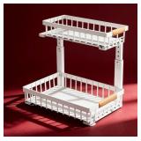 PULL OUT CABINET ORGANIZER, 2- TIER