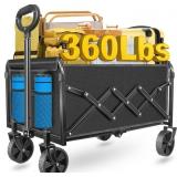 WAGONS CARTS FOLDABLE, COLLAPSIBLE WAGON WITH WHEE