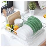 KITSURE DISH DRYING RACK FOR KITCHEN COUNTER, STAI